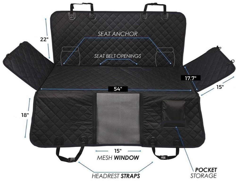 Dog Car Seat Cover | Car Seat Protector For Pets | Pet Seat Cover: image 7