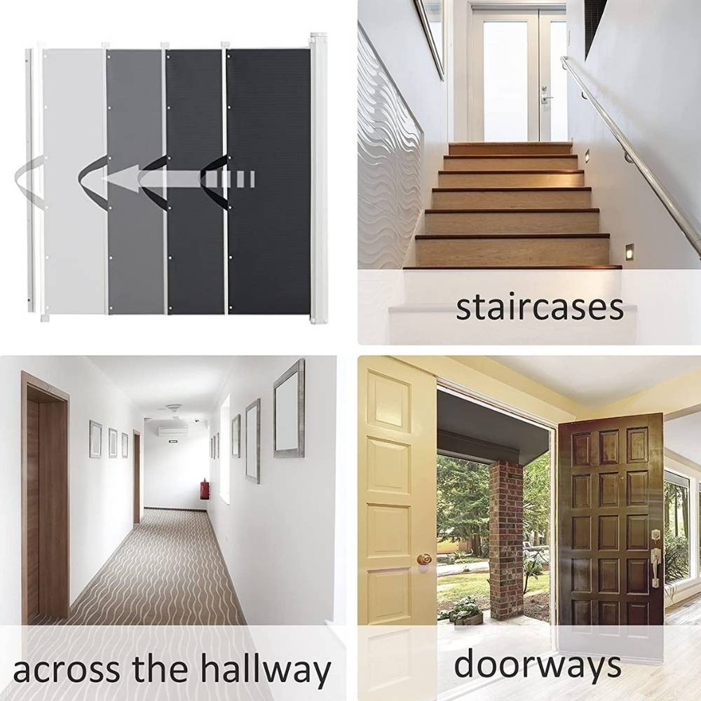 Retractable Dog Gate | Pet Barrier For Home | Retractable Pet Barrier: image 2