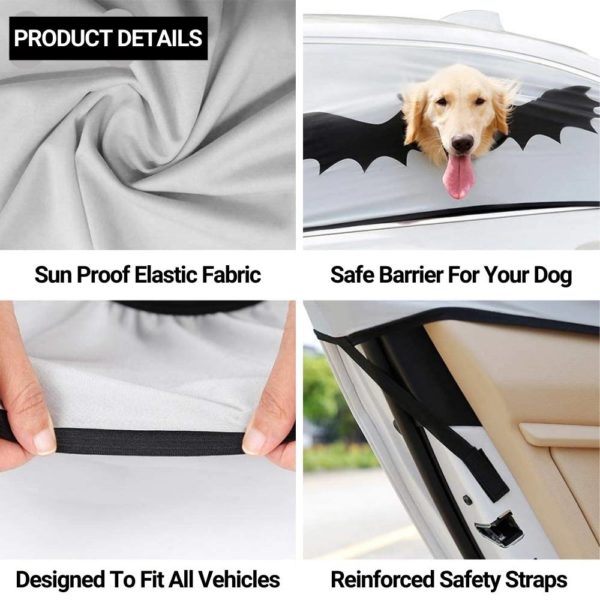 dog head out of car window safety device